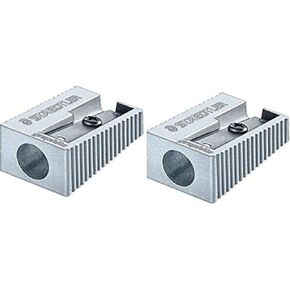 Staedtler Single Hole Quality Aluminium Pencil Sharpener X 2 in Kuwait