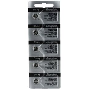 Energizer 392/384 Silver Oxide Battery: Card of 5 in Kuwait