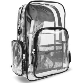 Meister All-Access Clear Backpack - Meets School & Event Security Bag Requirements - Rainbow in Kuwait