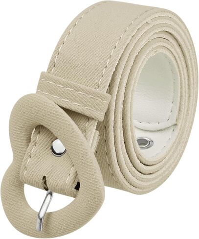 Elerevyo Women's Heart Shaped Belt Heart Buckle Belts PU Leather Adjustable Ladies Waist Belts in Kuwait