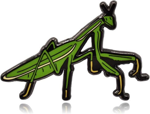 Praying Mantis Insect Hard Enamel Pin in Kuwait