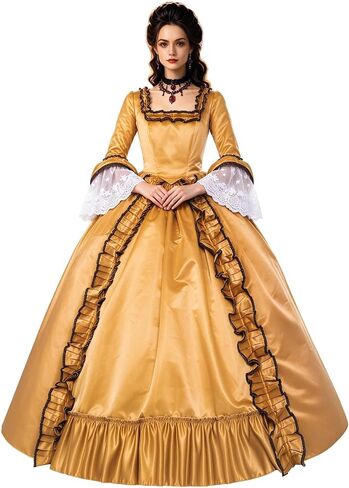 Womens Marie Antoinette Costume Rococo Ball Gown Gothic Victorian Dress in Kuwait