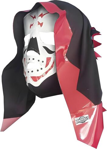 Make It Count La Parka (أحمر) - قناع المصارعة Lucha Libre Luchador (PRO - Fit) ملابس تنكرية مقاس البالغين in Kuwait
