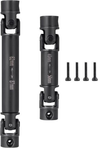 RCHUBAM Steel Center Drive Shaft 2Pcs CVD Driveshaft for 1/18 RC Crawler TRX4-M K10 Upgrades Parts Accessories in Kuwait