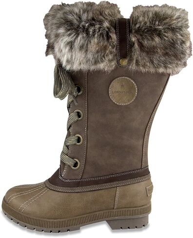 LONDON FOG Womens Melton Cold Weather Snow Boot in Kuwait