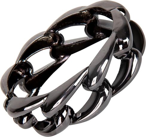 SPUNKYsoul Chain Link Buckle With Rhinestones Cuff Bracelet in Gold, Silver Rose Gold and Gun Metal for Women in Kuwait