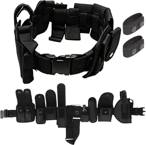 Yrhrol Tactical Utility Belt,Versatile Police Security Guard Military Modular Equipment System Molded Duty Belt in Kuwait