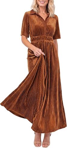 Sissyaki Women's Summer Boho Smocked Flowy Dress in Kuwait