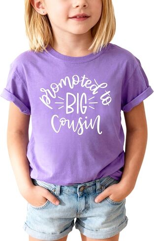 Promoted to Big Cousin T-Shirts for Toddler Girls Fun Family Outfits in Kuwait