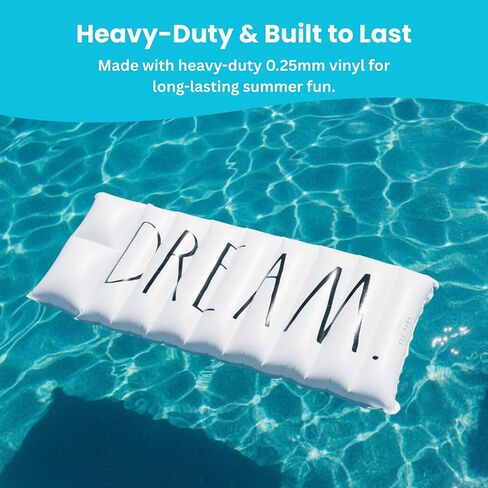 Rae Dunn x CocoNut Float Deluxe Lounger Float - New! Adult Size Multi-Purpose Inflatable Drifter & Lounger - Versatile Ride-On Raft for Summer & Swim Parties in Kuwait