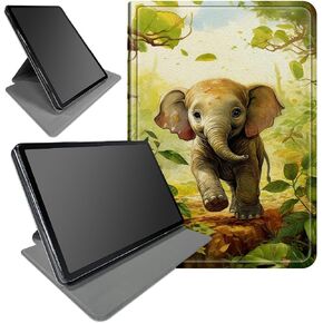 Case for 6.8" Kindle Paperwhite (11th Generation-2021),360 Degree Rotating Swivel Stand Protective Cover with Auto Sleep/Wake for Kindle Paperwhite Signature Edition,Cactus and Flowers in Kuwait