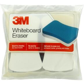 3M Whiteboard Eraser for Whiteboards, 2-Pack, White/Blue (581-WBE) in Kuwait