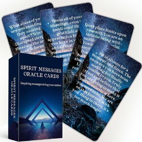 Spirit Messages Oracle Cards, Oracle Deck Will Direction in Matters of Self-Love, Hardships, Relationships in Kuwait