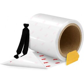 VViViD 3M Clear Paint Protection Vinyl Film 4 Inch Wide Choose Your Size (4 Inch x 600 Inch Bulk roll) in Kuwait