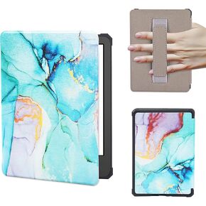 Case for 6.8" Kindle Paperwhite (11th Generation-2021) and Kindle Paperwhite Signature Edition,Premium PU Leather Cover,TPU Lightweight Protective Smart Shell Cover with Auto Sleep/Wake(Brown) in Kuwait