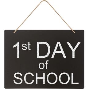 NEWNEWSHOW 8.7x12 Inch Wooden Double Sided Hanging Chalkboard Signs, Message Chalkboard, Erasable Message Board Sign with Hanging String for Shop Wedding Kitchen Home Party Decoration (1 Pack 8.7x12") in Kuwait