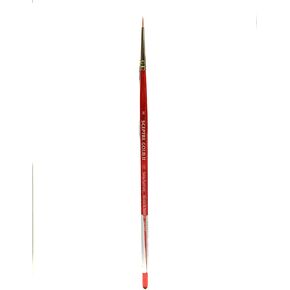 فرشاة Winsor & Newton Scepter Gold II Series 606 بمقبض قصير - غسيل مسطح ¼، ¼ in Kuwait