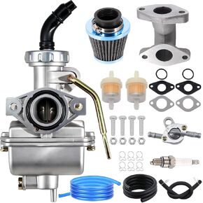 مكربن ​​HOOAI PZ20 لكازوما باجا 50cc 70cc 90cc 110cc 125cc TaoTao 110B NST SunL ​​الصينية رباعية 4 السكتة الدماغية ATV 4 Wheeler Go Kart Dirt Bike Honda CRF50F XL75 CRF80F XR50R مع فلتر وقود الهواء in Kuwait