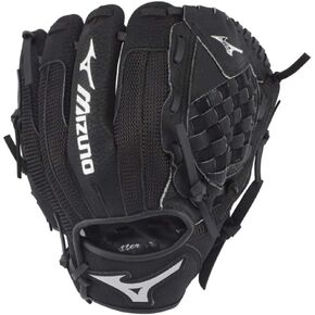 Mizuno GPP1000Y3 Youth (Ages 3-6) Prospect Series PowerClose Baseball Gloves, 10", Right Hand Throw, Black Tartan Flex Web in Kuwait
