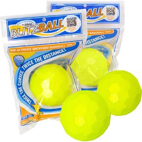 BLITZBALL Plastic Baseball (4 Pack - Official Brand) - Made in USA in Kuwait