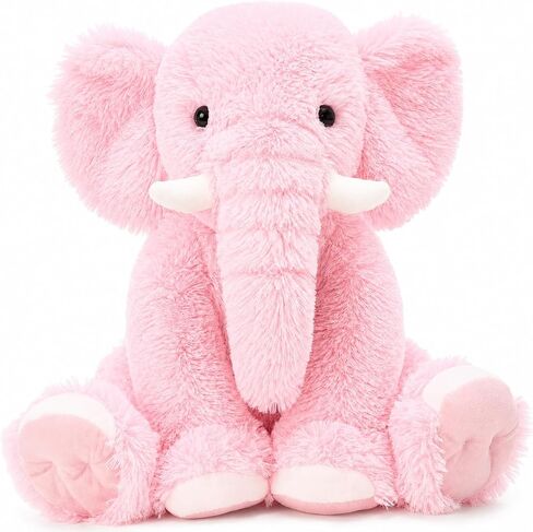 MorisMos Elephant Stuffed Animal Soft Elephant Plush Toy for Girls Boys,20 Inches (Purple) in Kuwait