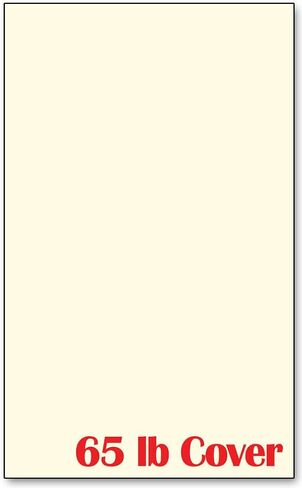 250 Sheets Cream Colored Legal Size Cardstock (8.5 X 14 Inches) - 65lb Cover in Kuwait