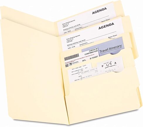 Pendaflex Divide It Up File Folders, Letter Size, Manila, 24/Pack (10770) in Kuwait