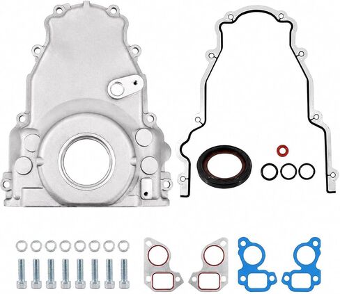 Dokili LS Front Timing Cover 12633906 12600326 with Gasket Compatible with LS2 LS3 4.8L 5.3L 6.0L 6.2L Engines in Kuwait