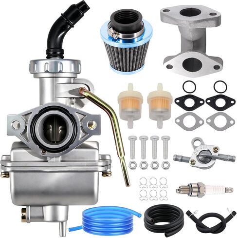 مكربن ​​HOOAI PZ20 لكازوما باجا 50cc 70cc 90cc 110cc 125cc TaoTao 110B NST SunL ​​الصينية رباعية 4 السكتة الدماغية ATV 4 Wheeler Go Kart Dirt Bike Honda CRF50F XL75 CRF80F XR50R مع فلتر وقود الهواء in Kuwait