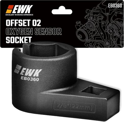 EWK 7/8 بوصة (22 مم) مقبس مستشعر الأكسجين، 3/8 بوصة أداة إزالة مستشعر O2 مع بوابة سلكية، 6 نقاط in Kuwait
