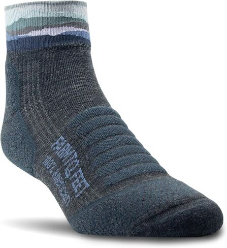 Farm to Feet Max Patch Light Cushion Technical 1/4 Crew Merino Wool Socks in Kuwait