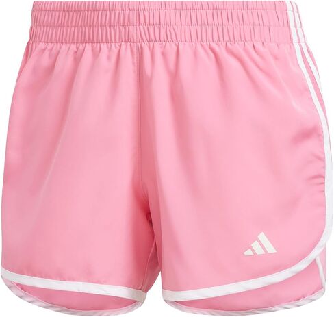 adidas Women's Plus Size Marathon 20 Shorts, Pink Fusion, 4X in Kuwait