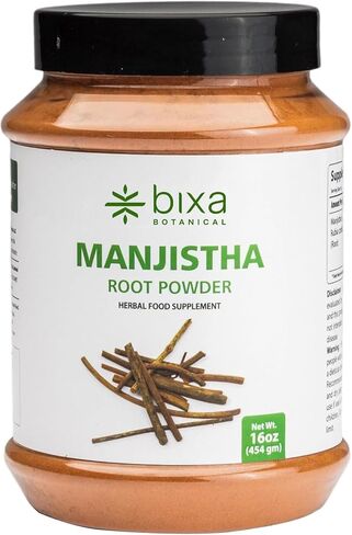 Manjistha Powder (Rubia cordifolia) 1 Pound/16 Oz, Pack of 1| Natural Blood Cleanser & Skin Tonic | Supports Proper Liver Function & Urinary System| Herbal Face Pack (1 Pound / 16 Oz) in Kuwait