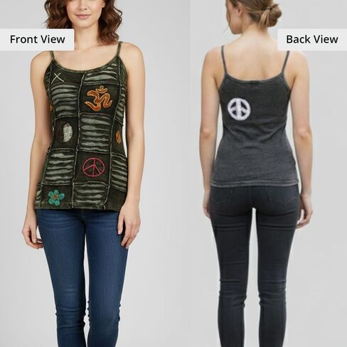 Women Faded Black Summer Festival Slashed Ladies Cotton Emo Goth Women Tank Tops in Kuwait