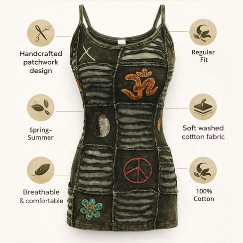 Women Faded Black Summer Festival Slashed Ladies Cotton Emo Goth Women Tank Tops in Kuwait