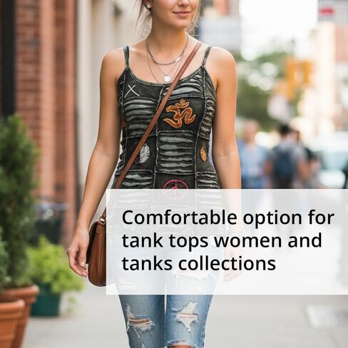 Women Faded Black Summer Festival Slashed Ladies Cotton Emo Goth Women Tank Tops in Kuwait