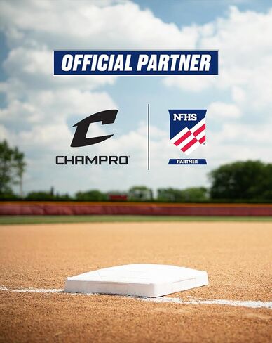 مجموعة قاعدة مطاطية مصبوبة من CHAMPRO Pro Style مكونة من 3 قواعد مثبتة على الأرض للبيسبول والكرة اللينة، أبيض، 15 بوصة × 3 بوصة in Kuwait