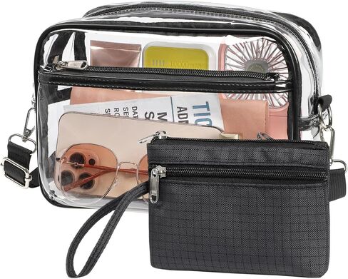 PACKISM Clear Purses for Women Stadium Clear Bag Stadium Approved Crossbody Concerts Bag for Game Day, Events, Sports in Kuwait