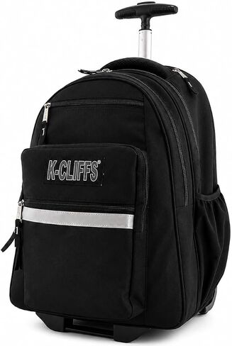 حقيبة ظهر مدرسية متينة من K-Cliffs مع حقيبة نهارية فاخرة بعجلات in Kuwait