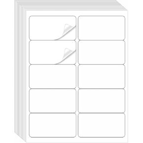 Address Labels, JIQEZNL Premium 1" x 2-5/8" Mailing Labels for Envelopes, 900 Address Label Sticker Paper for Laser/Ink Jet Printer, White Blank Printable Sticker Labels 30 Per Sheet 8.5"×11" in Kuwait
