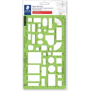 Staedtler Technical Drawing Template (977 129 02) in Kuwait