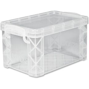 ادفانتوس ،Super Stacker ،صناديق تخزين ،يحمل 400 بطاقة 3 × 5 ،6.25 × 3.88 × 3.5 ،بلاستيك ،شفاف in Kuwait