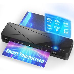 Laminator Machine,13 Inches A3 Laminator for A3/A4/A5/A6,Hot and Cold Settings,with 20pcs Laminating Sheets Pouches,Paper Trimmer,Hole Puncher,and Corner Rounder for Home Office School in Kuwait