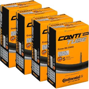 حزمة الأنبوب الداخلي للدراجة Continental Cross 28 700x32-47c - صمام بريستا 42 مم - 4 عبوات مع ملصق in Kuwait