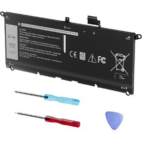 اكتب بطارية M5Y1K 14.8 فولت لجهاز Dell Inspiron 15 5000 3000 Series 5566 5555 | 5558 5559 5758 3567 3551 3552 3558 14 3451 3452 3458 5458 17 5755 5758 5759 GXVJ3 HD4J0 WKRJ2 VN3N0 P51F P47F P63F P64G in Kuwait