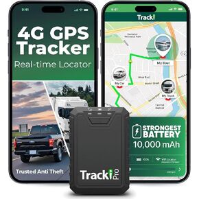 Tracki Pro GPS Tracker for Vehicles up to 12 Months Waterproof Magnetic Asset Real time Tracker 4G LTE Long Battery Life 2-12 Month, Unlimited Distance, Subscription Required, Speed Monitor, Geofence in Kuwait