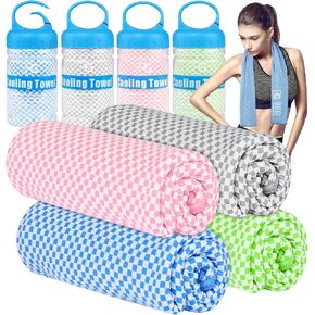 BOGI Cooling Towels for Neck and Face, Soft Breathable Cool Towel for Instant Cooling Stay Cool for Yoga, Sport, Gym, Camping, Running & More Activities in Kuwait