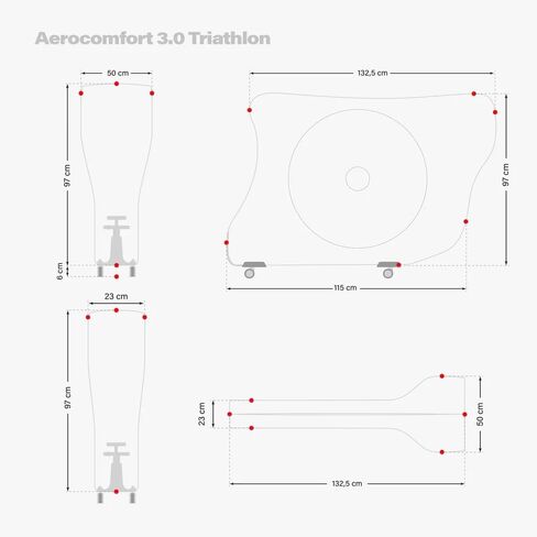 حقيبة سفر لركوب الدراجات من SCICON Sports Aerocomfort 3.0 TSA Triathlon in Kuwait