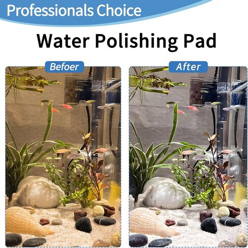 Aquarium Filter Sponge Fish Tank Pond Filter Media Filters Pad for Fish Tank,Filter Freshwater, Saltwater Aquariums, Reusable Fish Pond Filter Material,0.59" Thick, 11.8" x 78" Roll,Blue in Kuwait