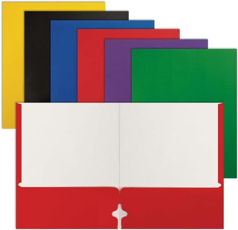 Better Office Products 2 جيب مجلدات ورقية زرقاء لامعة، حجم الرسالة، صندوق حافظات ورقية زرقاء مكون من 25 مجلدًا أزرق in Kuwait
